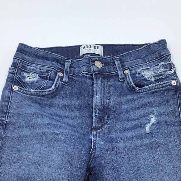 Agolde Sophie High Rise Skinny Crop in Paradox Size 25 - Picture 6 of 14